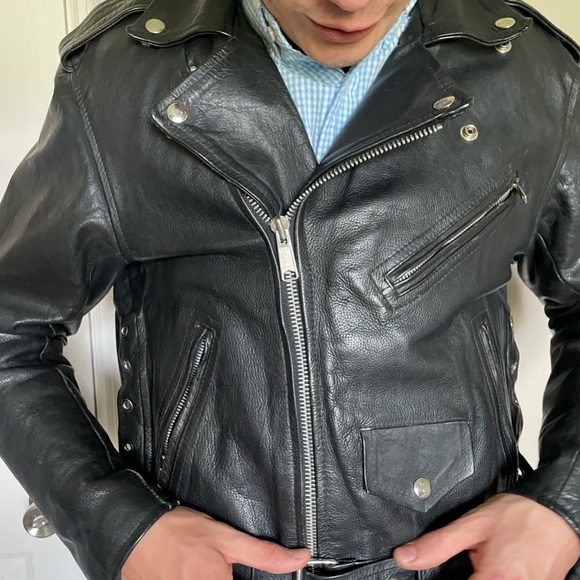 Vintage Other - HP! 🥳 Vintage Route 66 motorcycle jacket